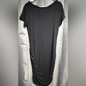 Chic Black Short Sleeve Dress